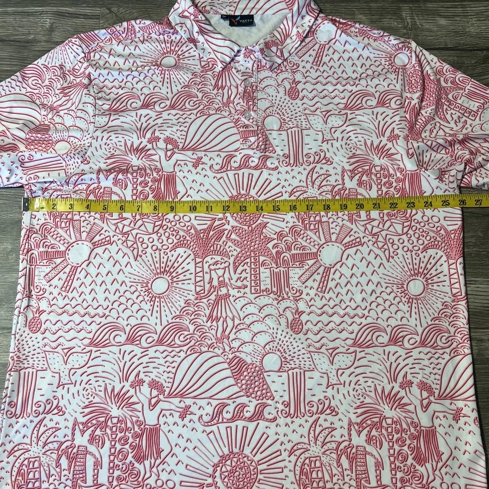 Lot Of 3 Yatta Golf Performance Stretch Lightweight Polo Shirts Size 3XL - Picture 5 of 12